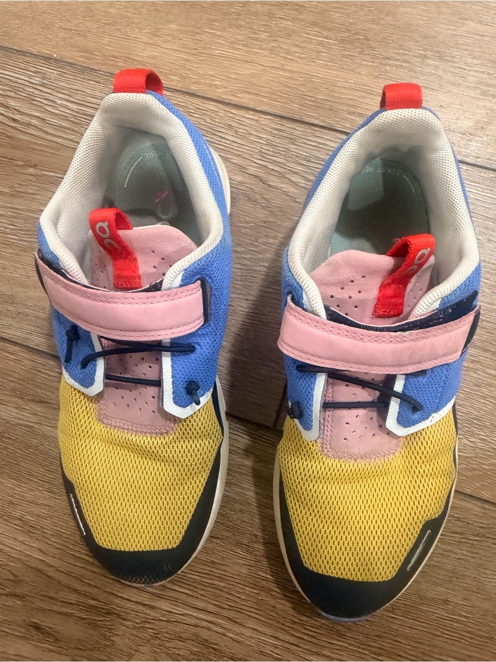 On Running Kids Multicolor Sneakers - Yellow, Pink, Blue